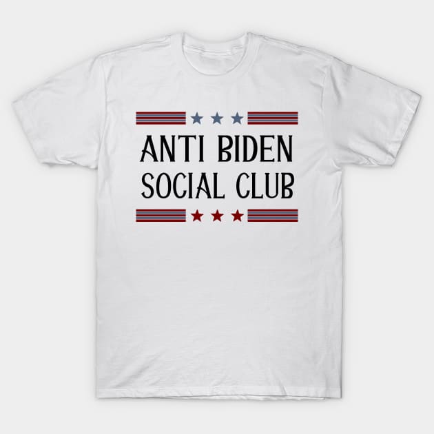 Anti Biden Social Club T-Shirt by Doc Maya